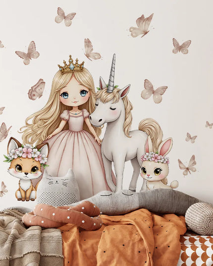 Princess Unicorn Wall Sticker