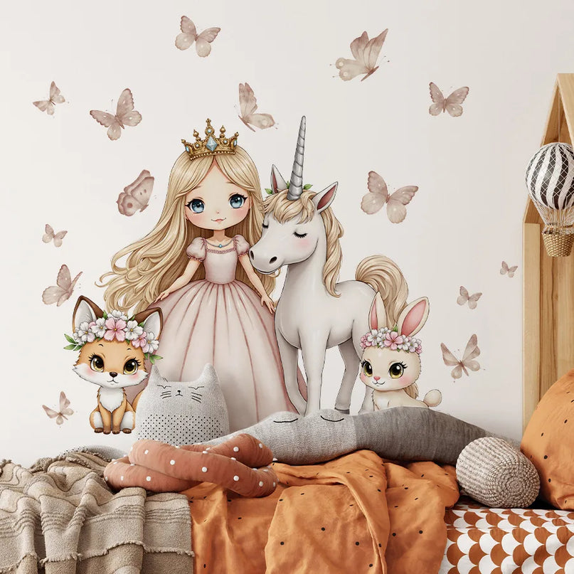 Princess Unicorn Wall Sticker