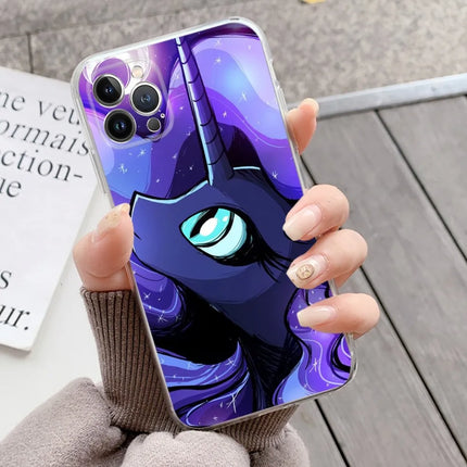 Anime Unicorn Face Purple Case