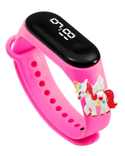 Hot Pink Unicorn Heart Watch