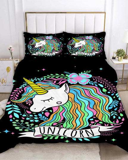 Botanical Wreath Unicorn Bedding