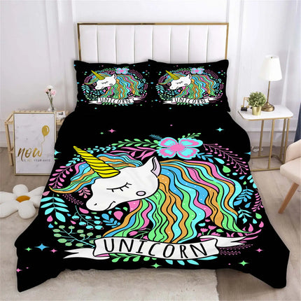 Botanical Wreath Unicorn Bedding