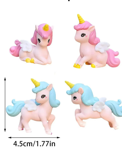 Mini Pink Flying Unicorn Figurine