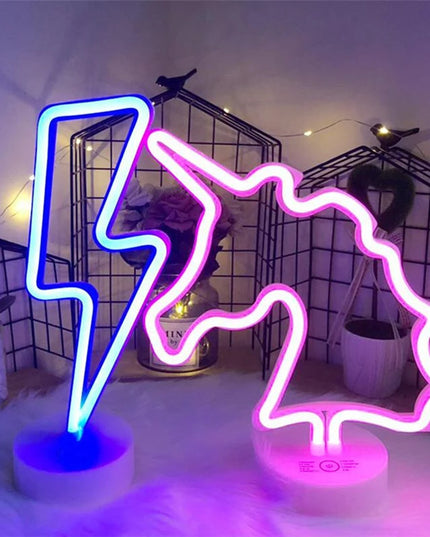 Pink Unicorn Neon Night Light Sign