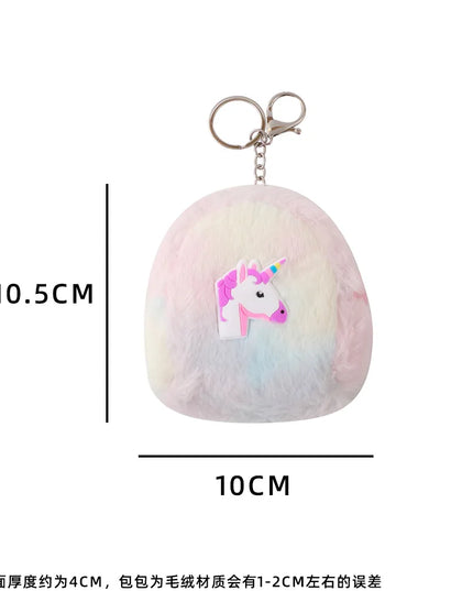 Plush Mini Backpack Purse