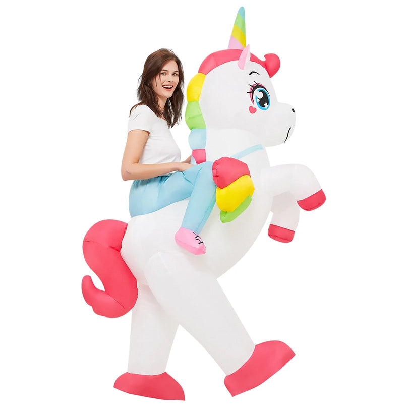 Kids Ride On Unicorn Rider Costume