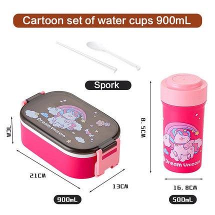 Dream Unicorn Lunch Box with Bottle