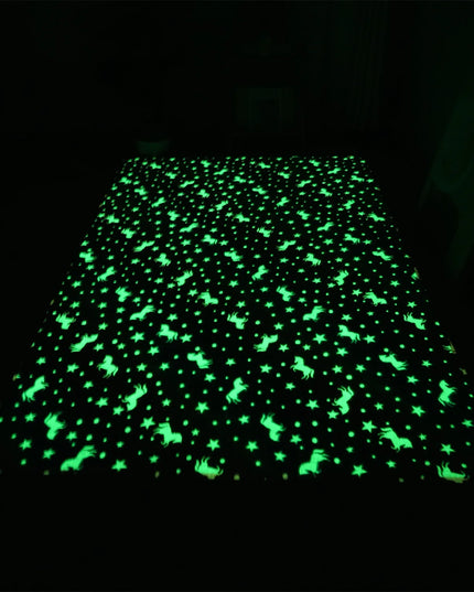 Starry Glow Unicorn Rug