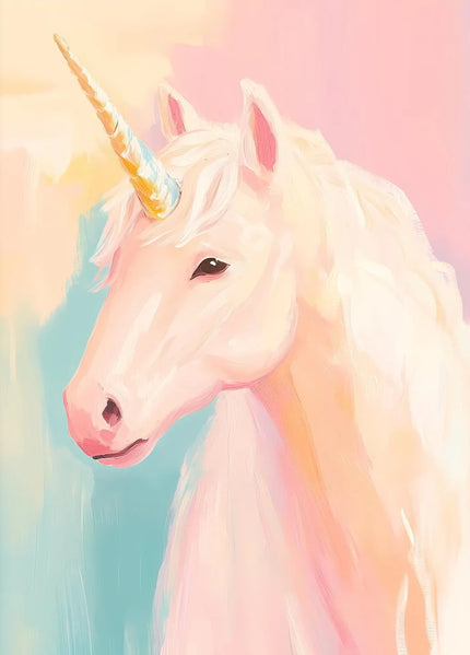 Fairytale Unicorn Castle Wall Art