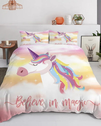 Sunset Dreamy Unicorn Bedding
