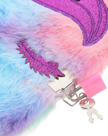 Dreamy Unicorn Notebook With Lock