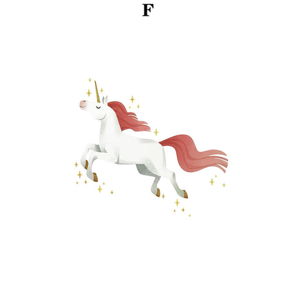 Prancing Unicorn Wall Art for Kids