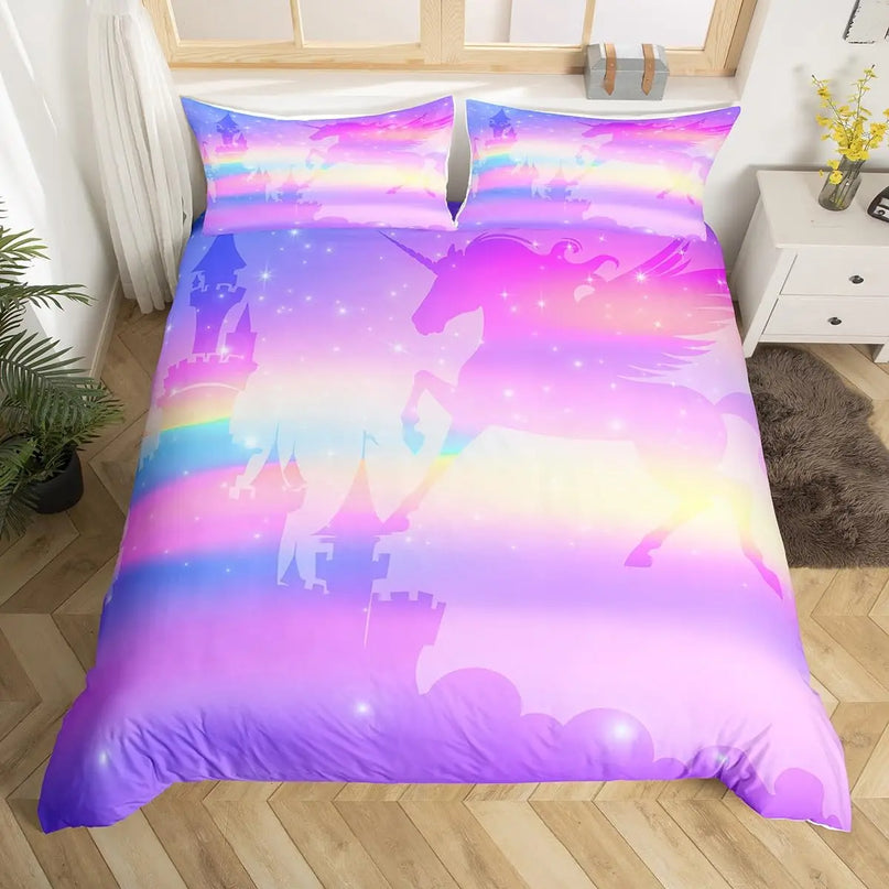Fantasy Pegasus Unicorn Bedding