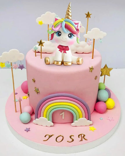 Magical 29-Piece Unicorn Cake Topper