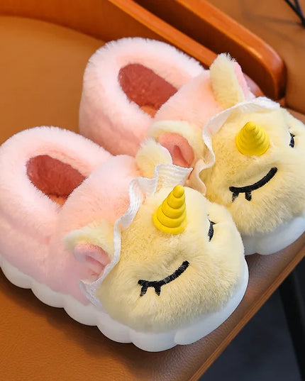 Cuddly Kids Unicorn Slippers