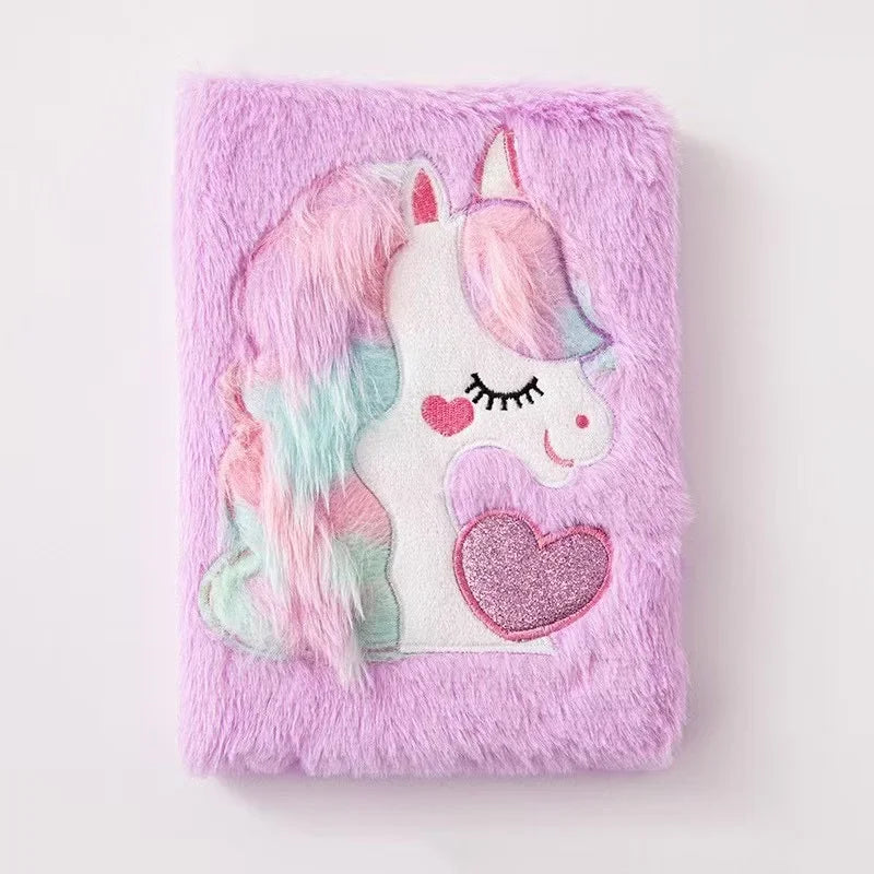 Adorable Pink Unicorn Notebook