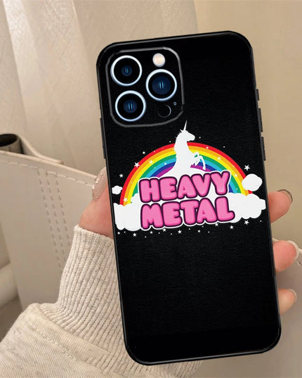 Heavy Metal Unicorn iPhone Case