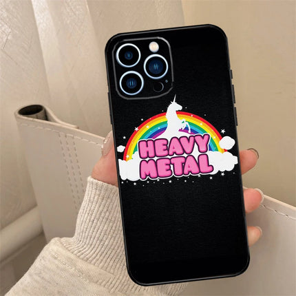 Heavy Metal Unicorn iPhone Case