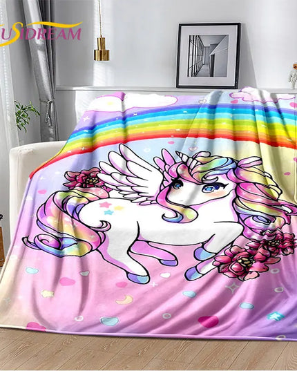 Snuggle-Worthy Pink Unicorn Blanket