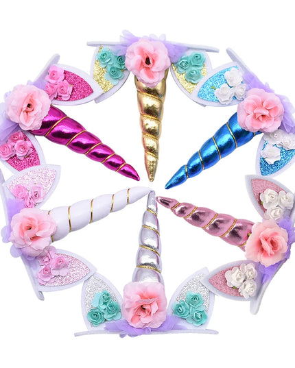 Fuchsia Purple Unicorn Cake Topper