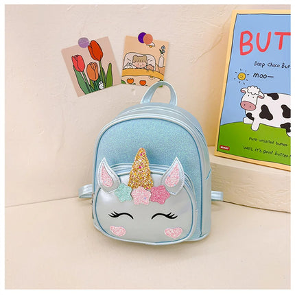 Blue Unicorn Backpack for Dreamers