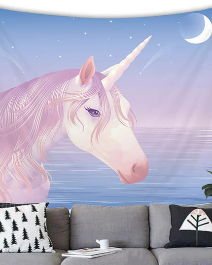 Dreamy Pastel Unicorn Tapestry