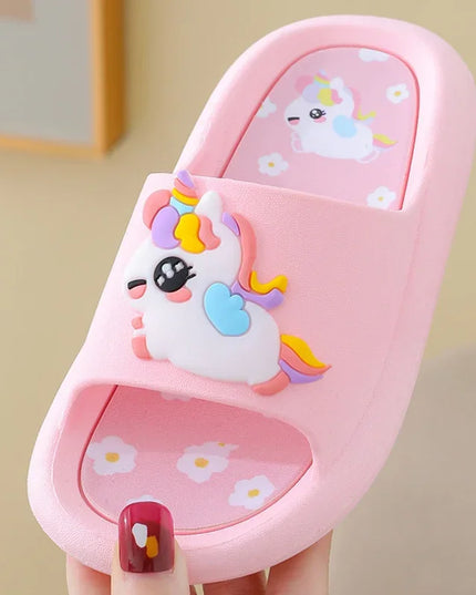 Adorable Pink Unicorn Slides