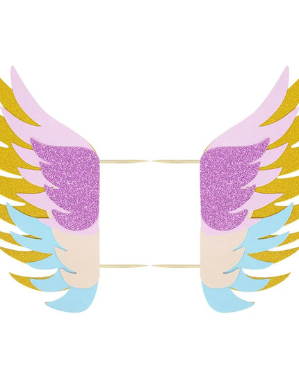 Glitter Angel Wings Cake Topper