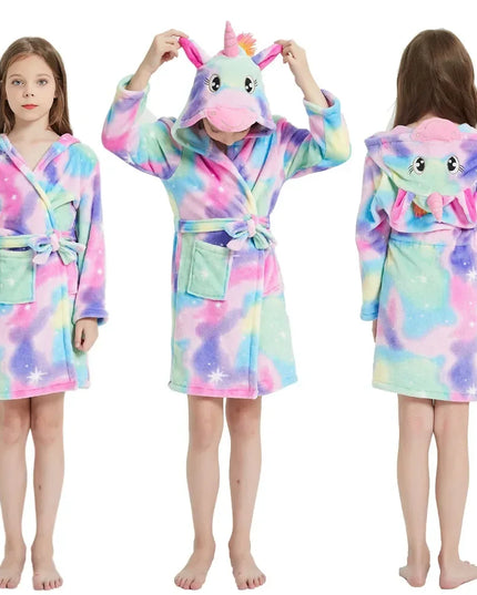 Galaxy Watercolor Unicorn Robe