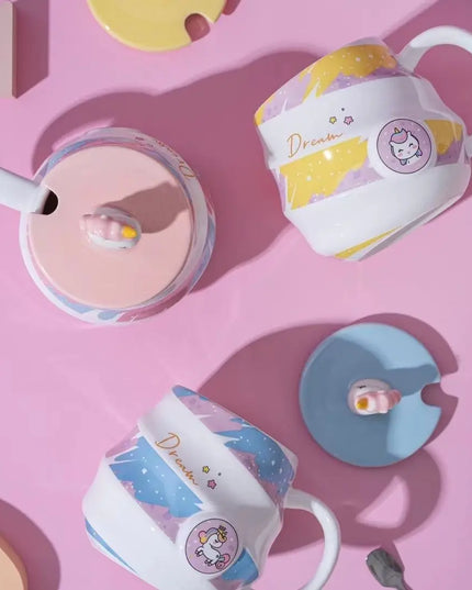 Kawaii Unicorn Mug for Kids