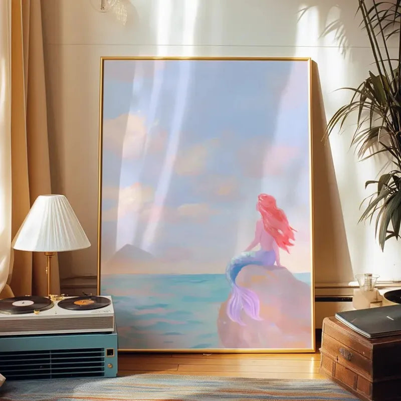 Whimsical Pastel Unicorn Wall Art