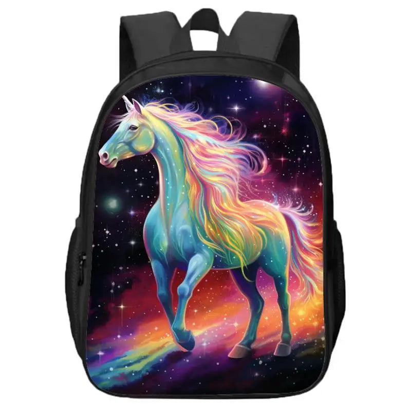 Kawaii Unicorn Double Layer Backpack