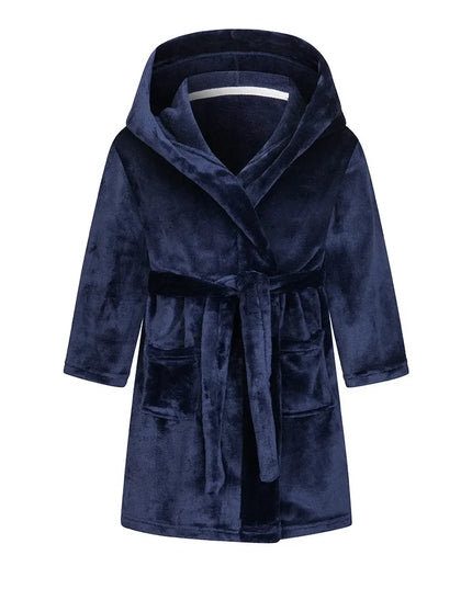 Pastel Cartoon Unicorn Print Robe