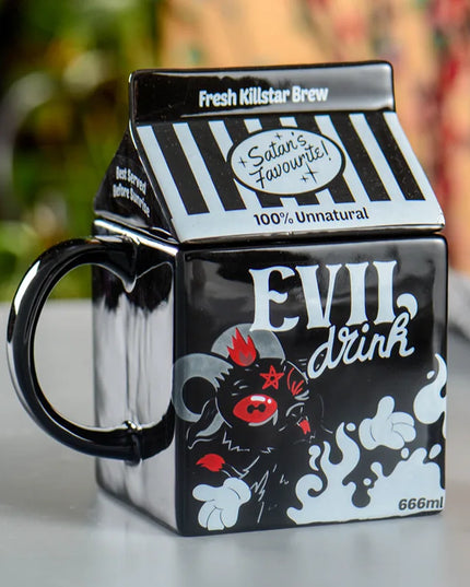 Bold Black Unicorn Mug