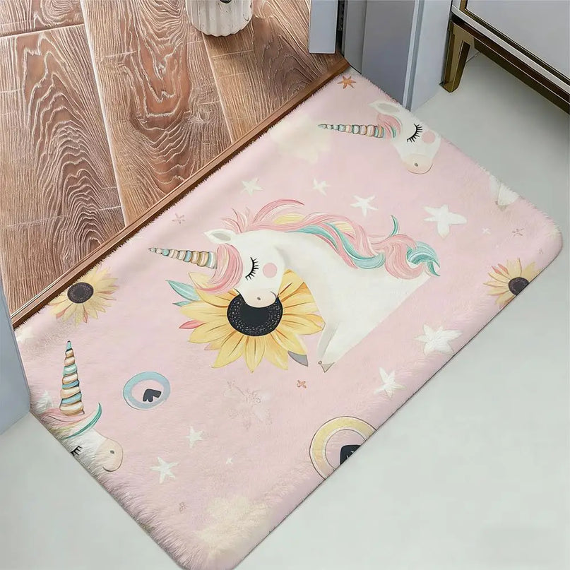 Fairy Unicorn Welcome Rug