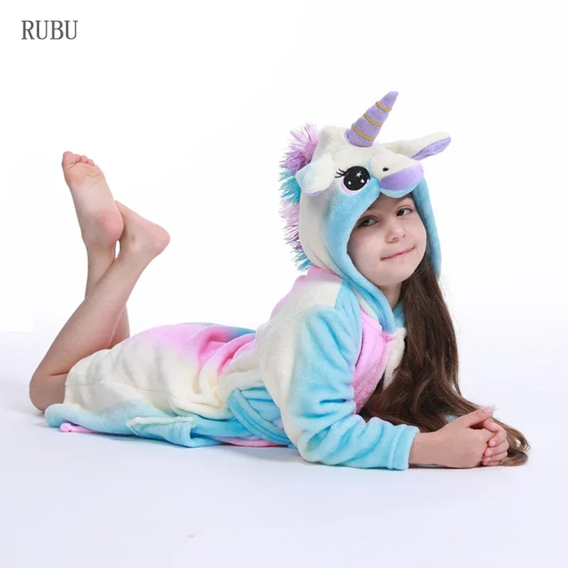Dreamy Blue Unicorn Robe
