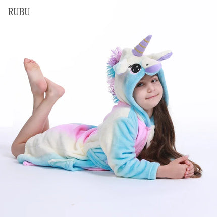 Dreamy Blue Unicorn Robe