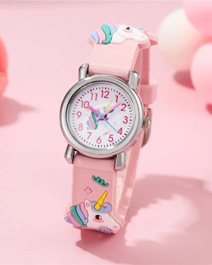 Pink Fairy Unicorn Quartz Watch