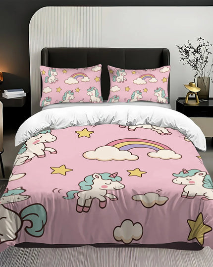 Cute Allover Unicorn Bedding