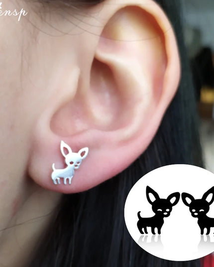 Gold Unicorn Birthday Earrings