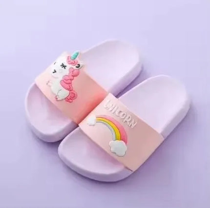 Purple Rainbow Unicorn Slides
