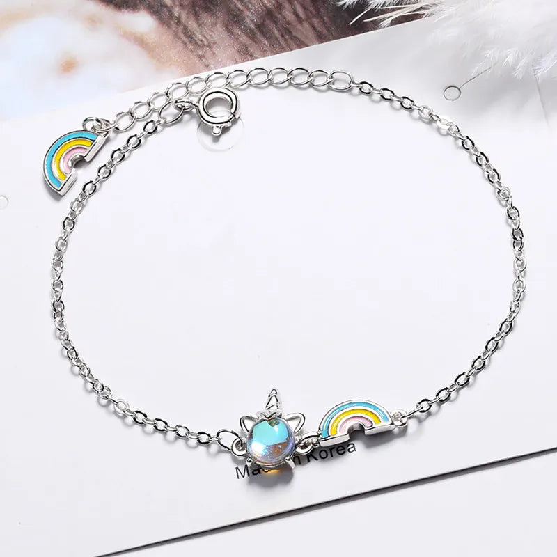 Opal Rainbow Unicorn Bracelet