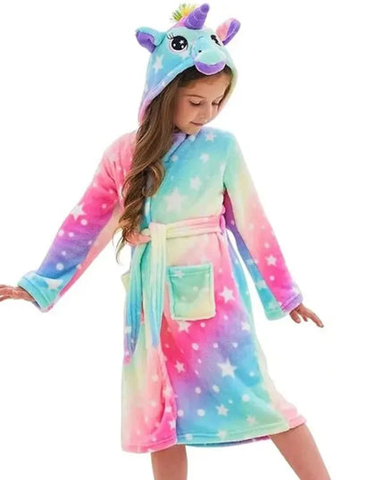 Rainbow Birthday Unicorn Robe