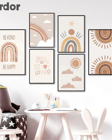 Magical Unicorn Wall Art for Nursery