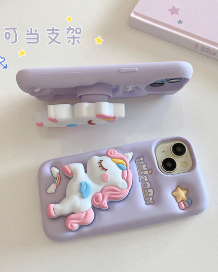 Lavender 3D Unicorn Case