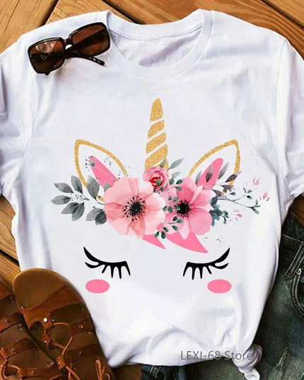 Unicorn Graphic Shirt, Soft Cotton