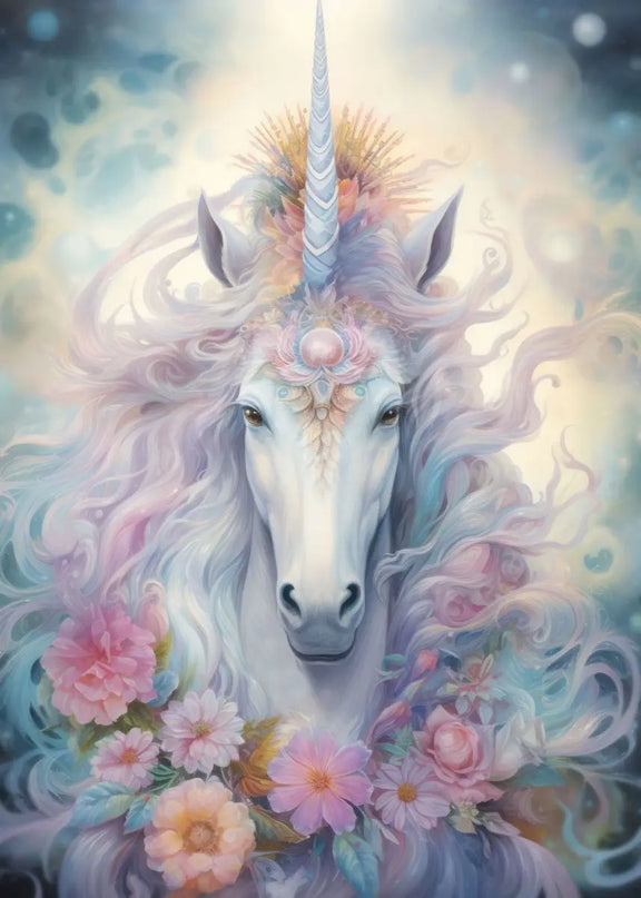 Rainbow Unicorn Wall Art Poster