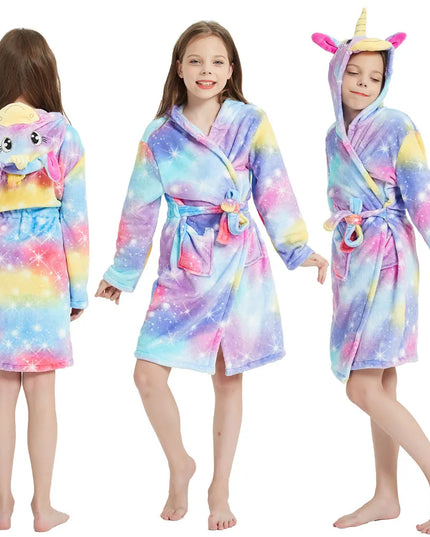 Pastel Galaxy Unicorn Spa Robe