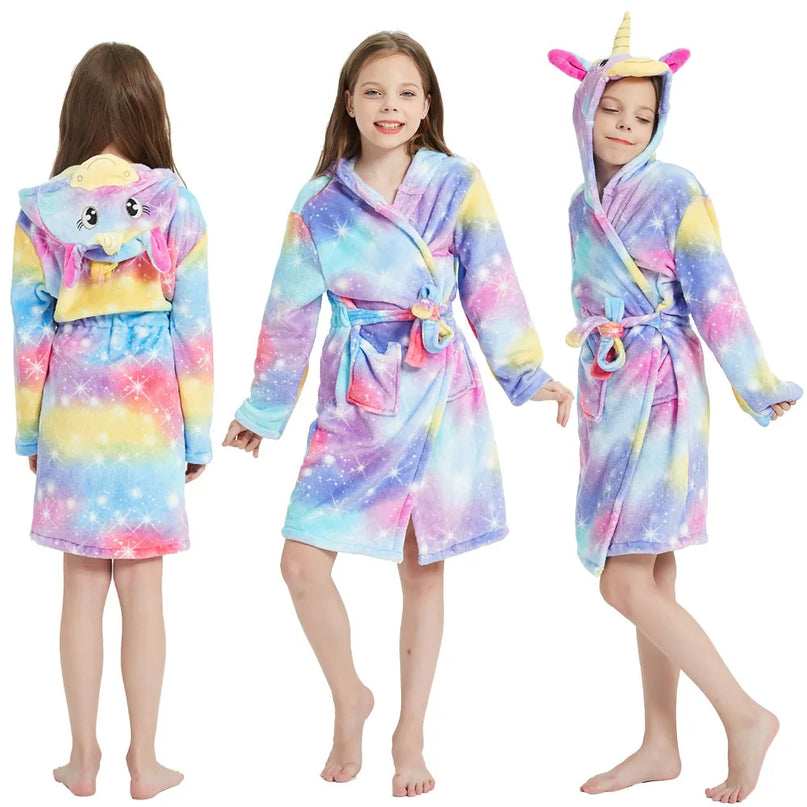 Pastel Galaxy Unicorn Spa Robe