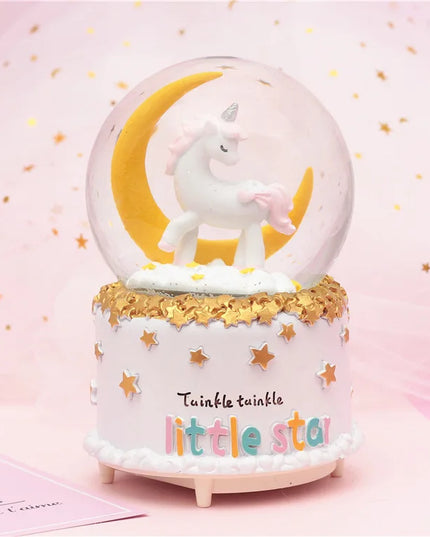 Large Light-Up Unicorn Snow Globe